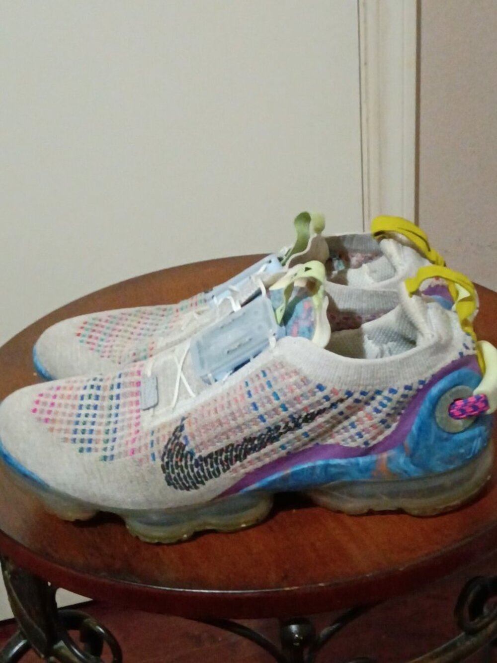 Nike Air VaporMax 2020 Flyknit Shoes Youth Size 4.5Y Running Sneakers CJ4069-003 - Picture 9 of 13